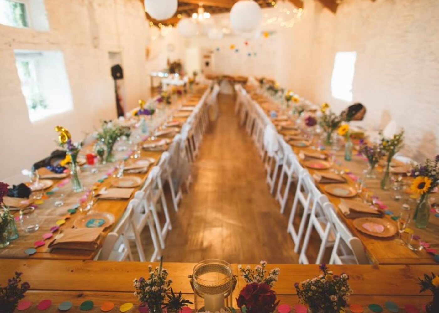 wedding venue devon table