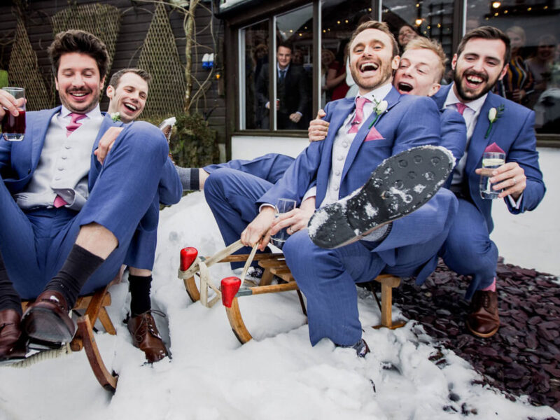 Wintery wedding venue barn 2