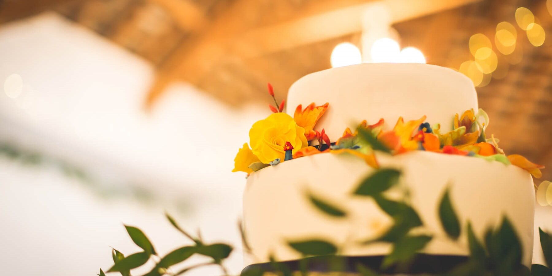 Wedding barn devon K&C cake