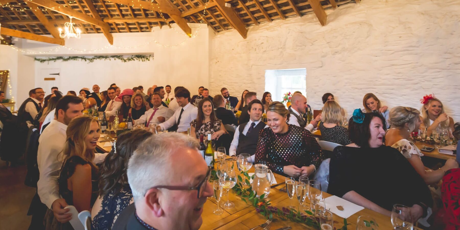 Wedding barn devon K&C wedding breakfast