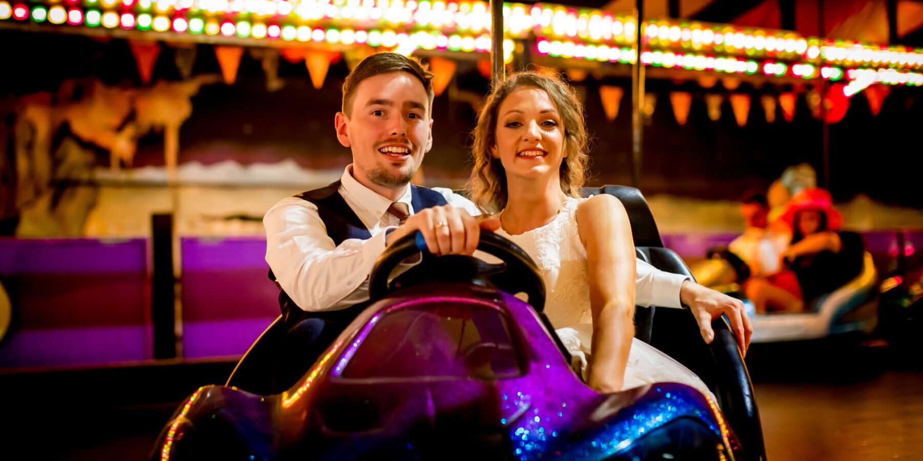 Wedding barn devon K&C dodgems