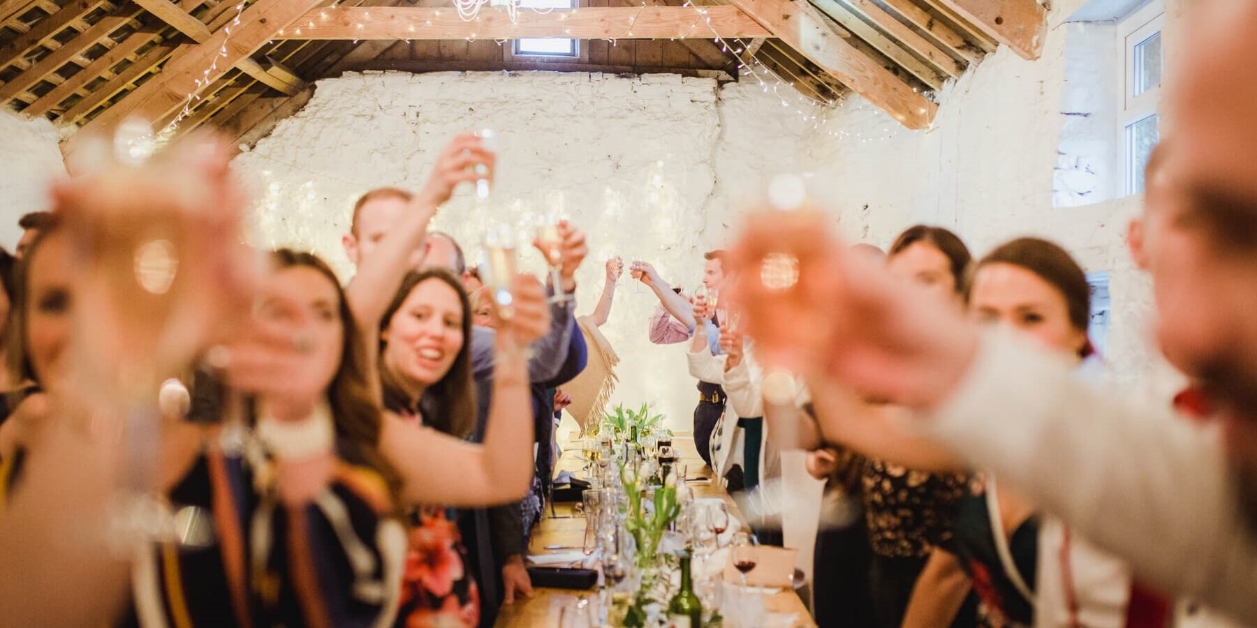 Spring wedding barn M&M beams