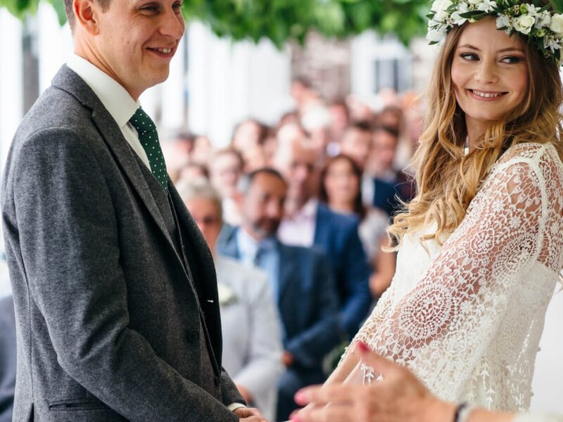 Wedding barn devon S&C vows