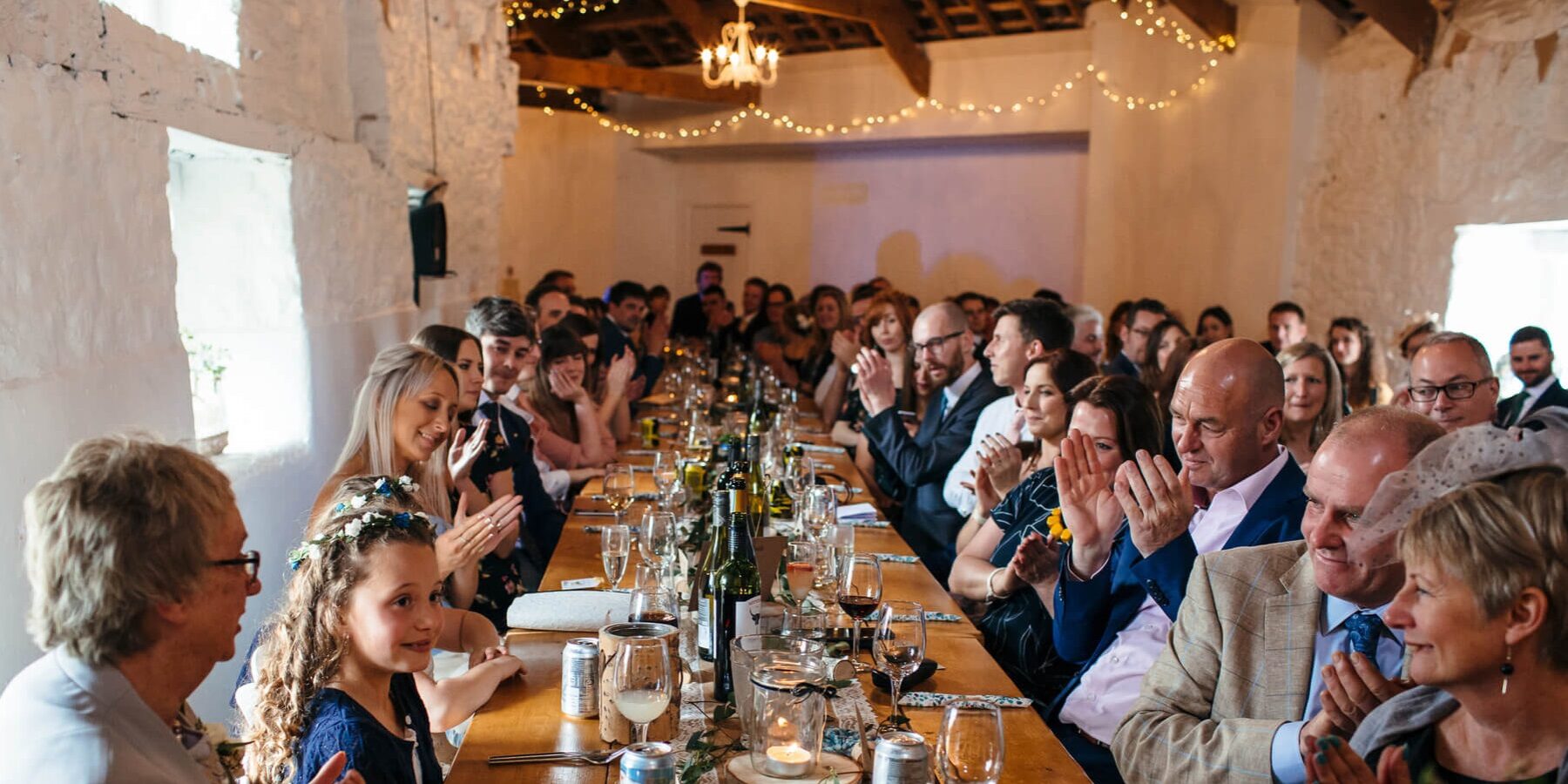 Wedding barn devon S&C tables