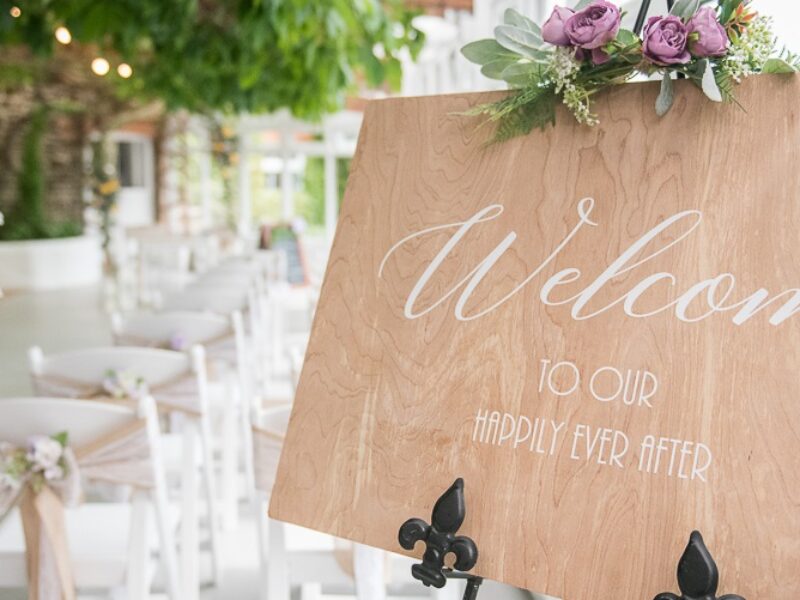 Devon Wedding barn smith welcome