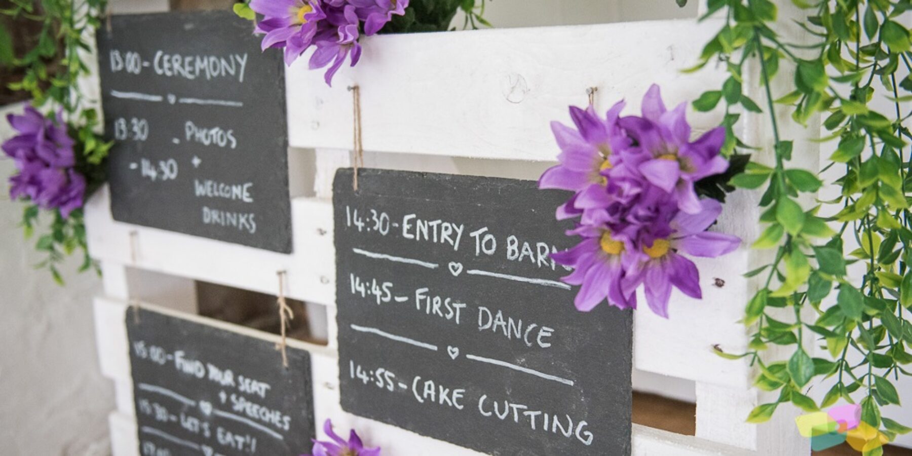 Devon Wedding barn smith day plan