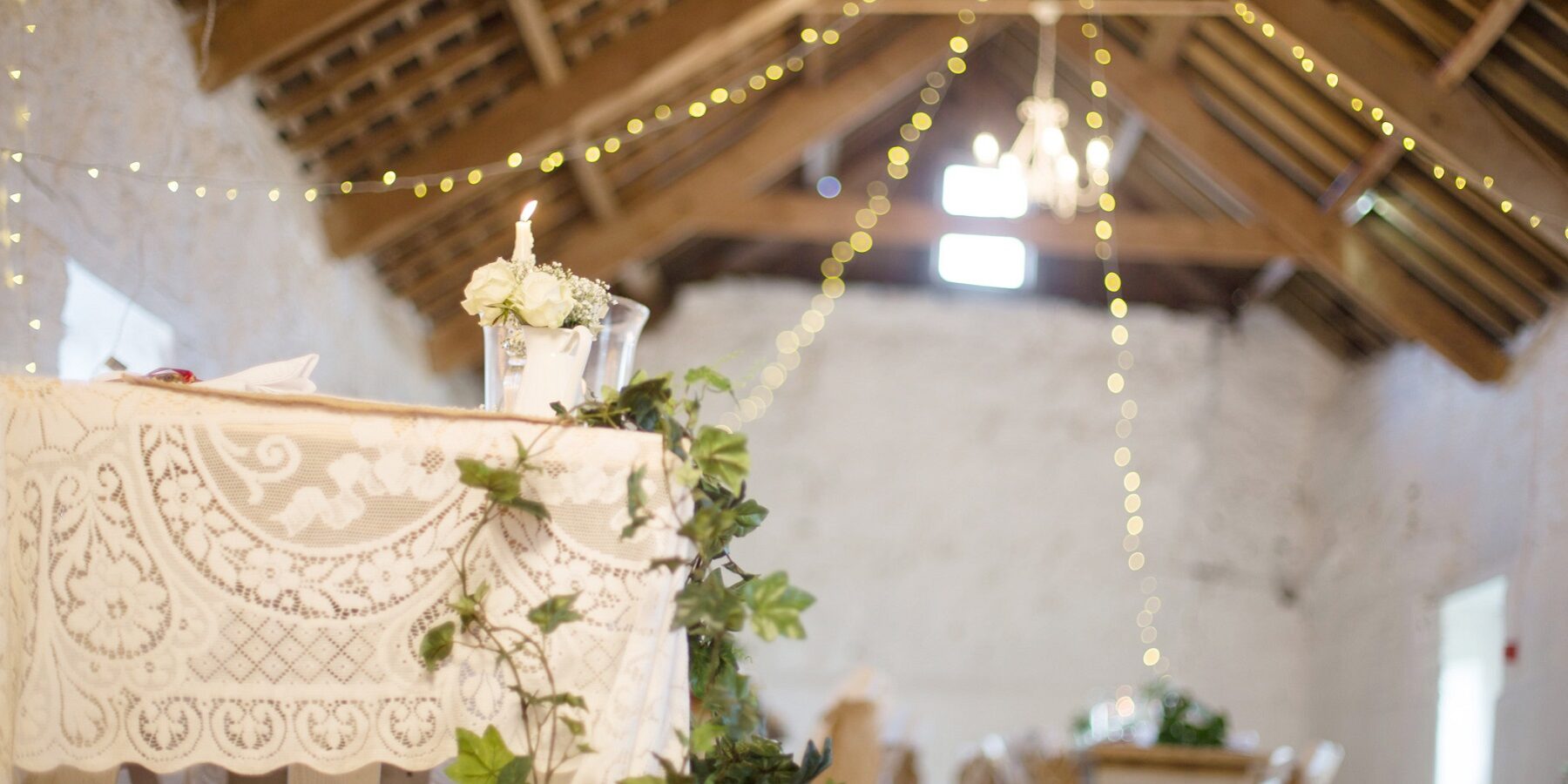 country wedding barn beams
