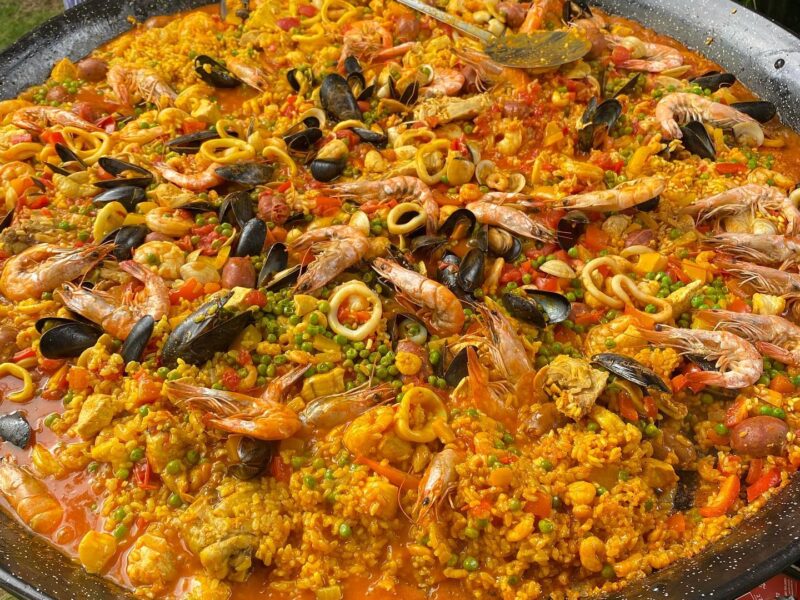 old barn paella