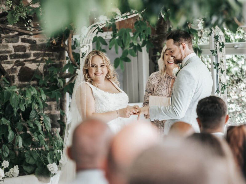vows wedding Dani Phil clovelly devon
