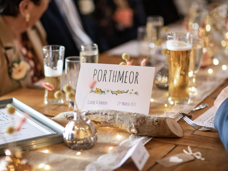 Wedding barn clovelly dinner