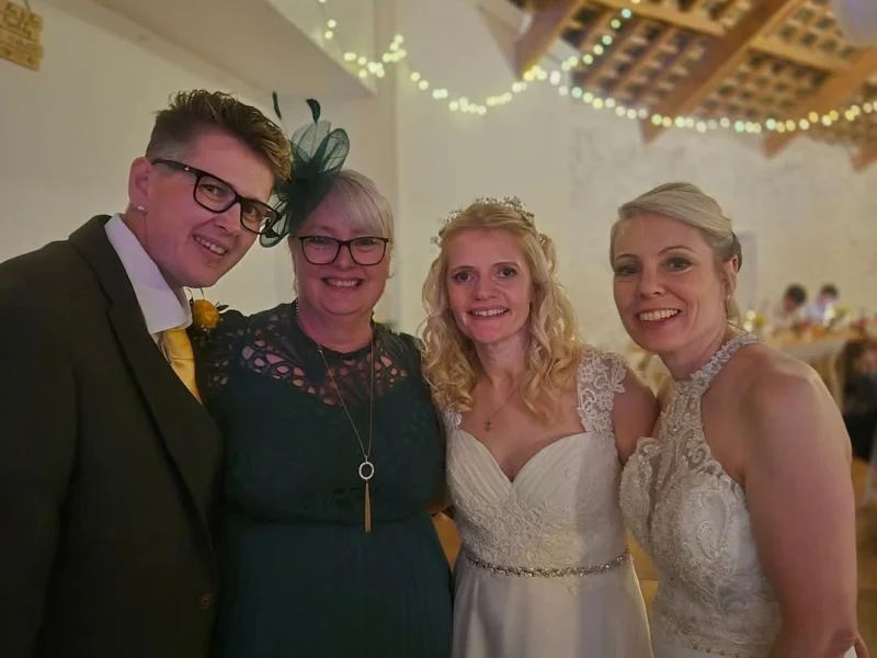 Barn wedding devon clovelly
