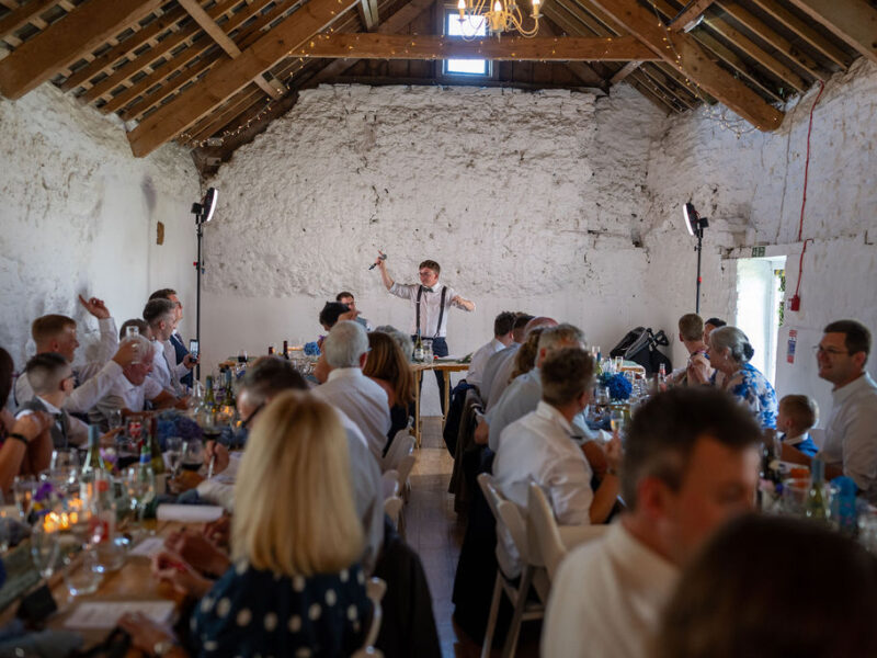 Same sex wedding north devon barn