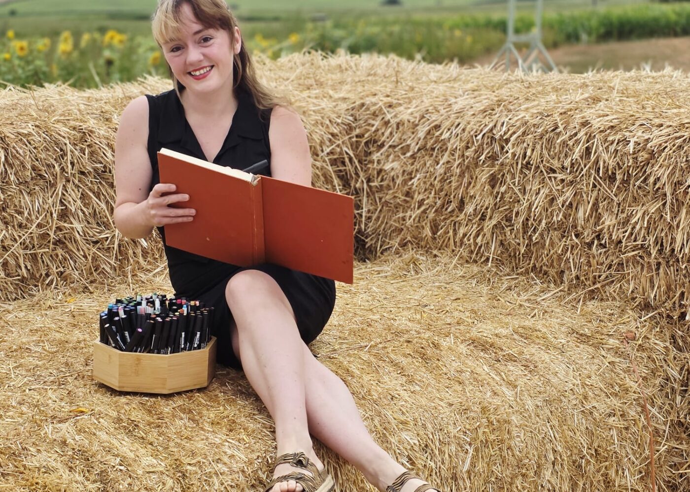 wedding illustrator BOS wedding fair devon