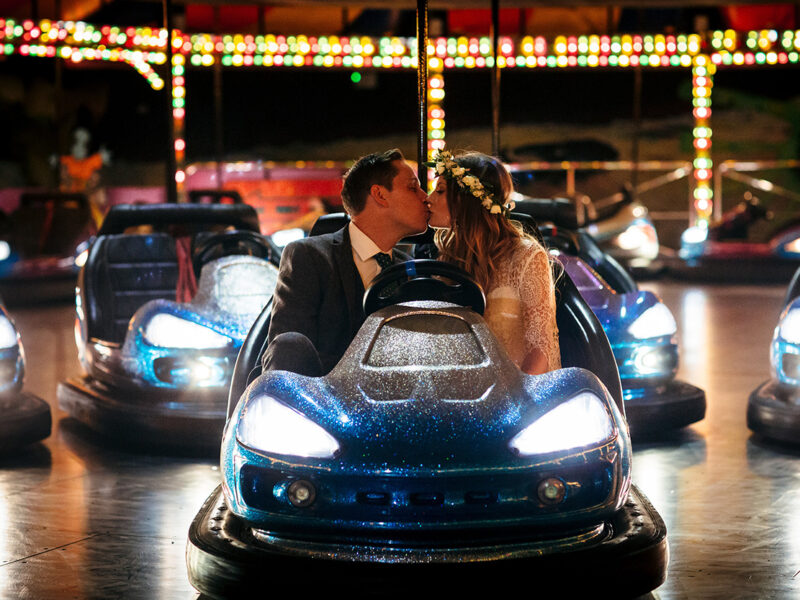 Wedding venue with dodgems