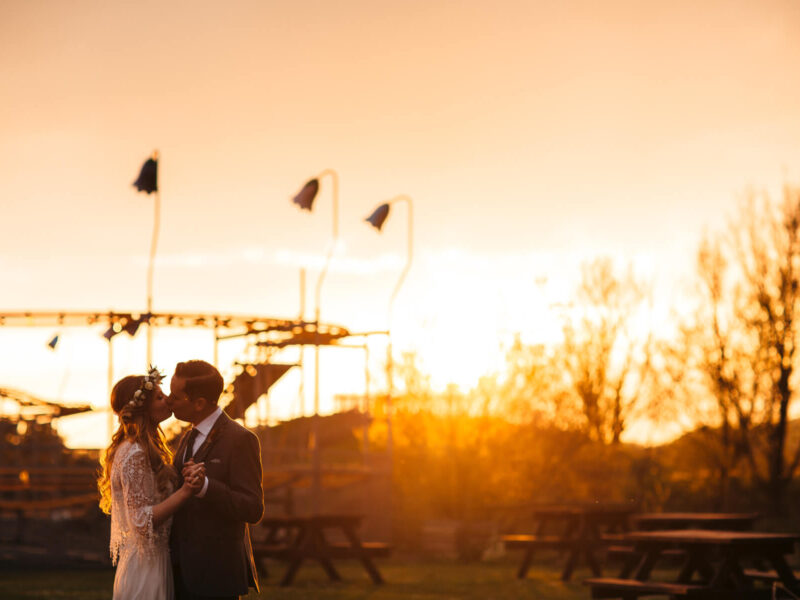 coaster wedding couple